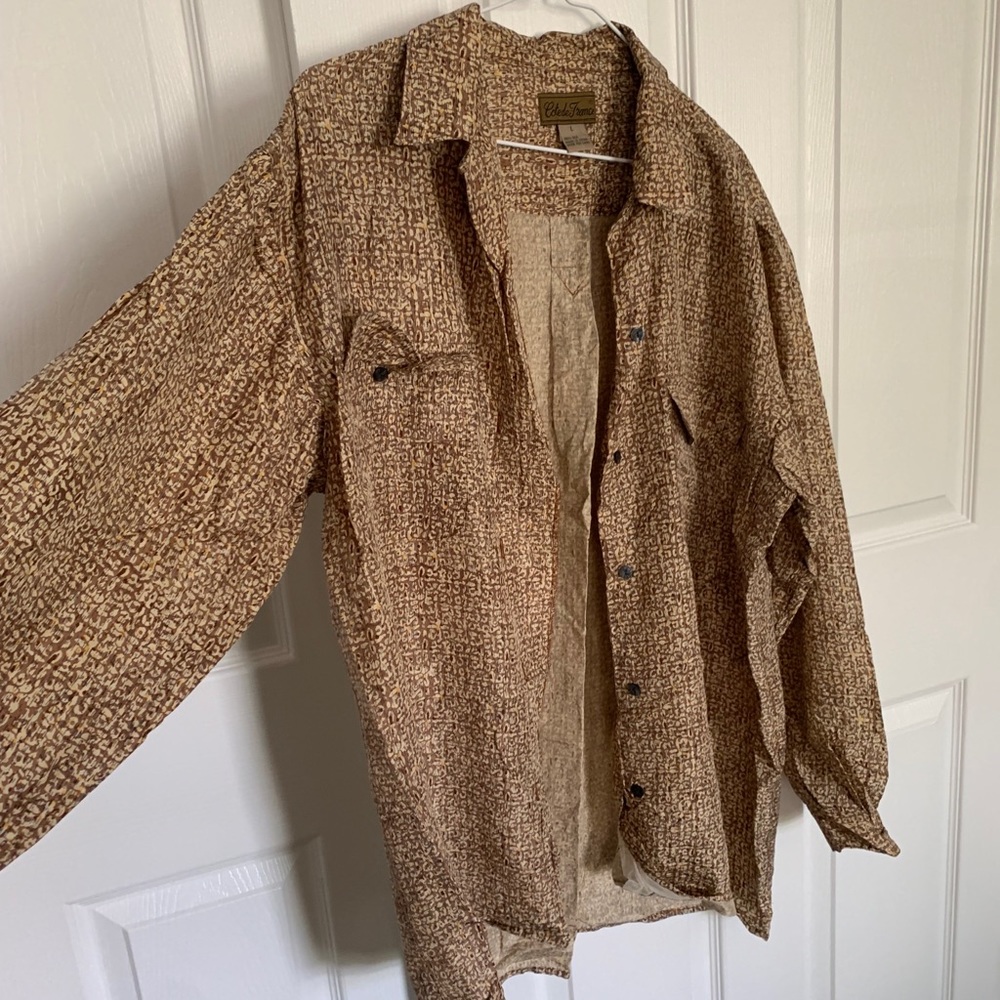 Unique 80s Vintage Button Down Shirt